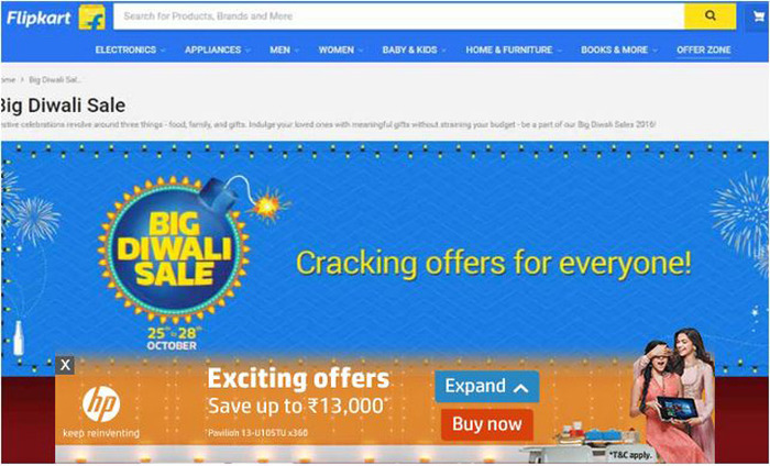 Flipkart Big Diwali Sale Is On From 25th To 27th October