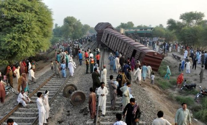 Six Dead After Two Trains Collide In Pakistan