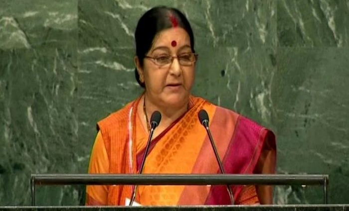 Sushma Swaraj Condemns Pakistan At United Nations General Assembly Speech