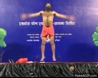 Funniest Baba Ramdev yoga moves