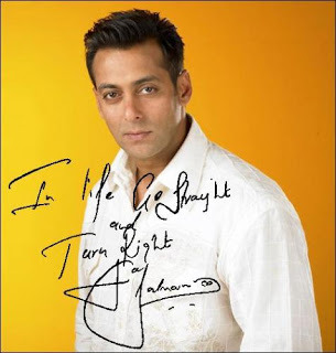 Signatures Of Indian Celebrities