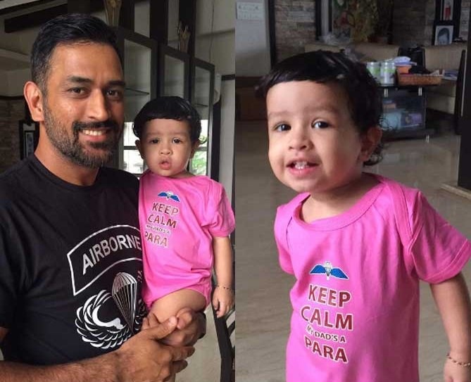 These Photos Of Mahendra Singh Dhoni's Daughter Ziva Will Make Your Day