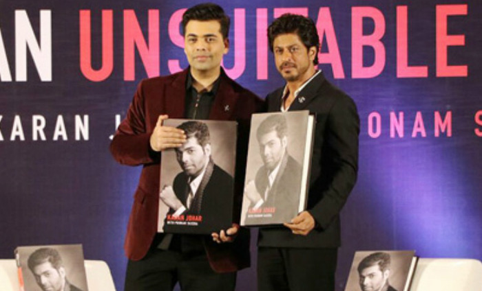 Shah Rukh Khan Unveiled Karan Johar's Autobiography, And Here's What Happened