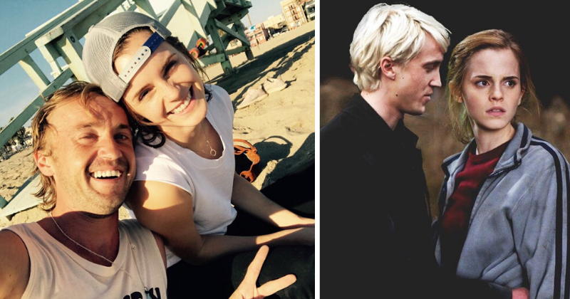 Tom Felton And Emma Watsonnot Ron But Draco There Was A