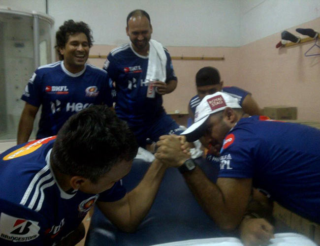 IN PICS Mumbai Indians play fun games