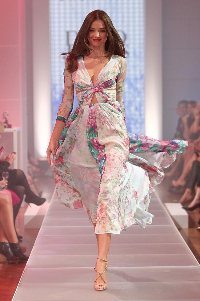 Miranda Kerr on ramp for David Jones