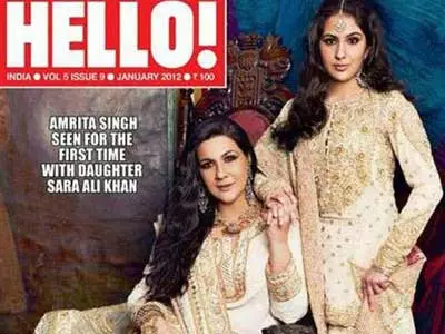 Saif's daughter on the cover!
