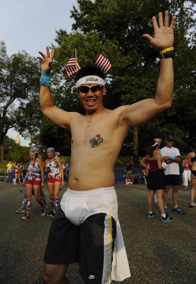 PICS The 'Celebrate America Underwear Run'