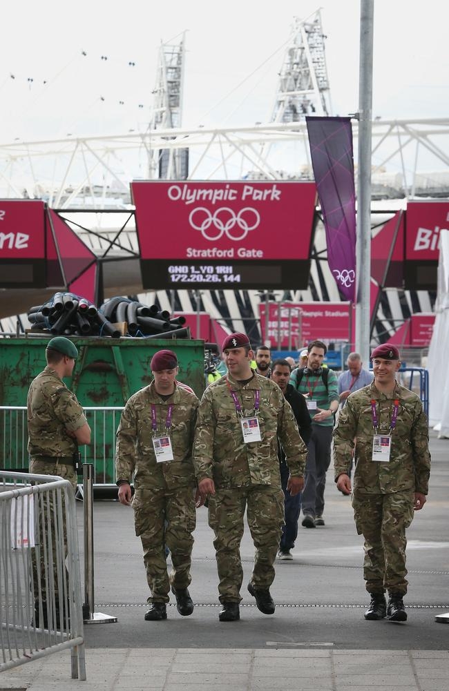 PICS Unprecedented security for Olympics