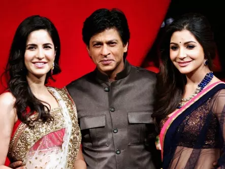 Shah Rukh Khan, Katrina Kaif and Anushka Sharma