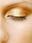 Reduce glittery eye make up