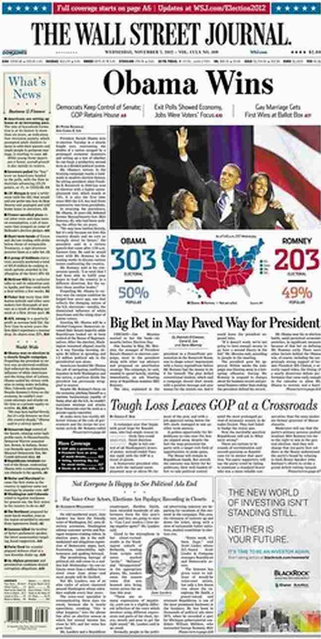 Obama Wins Tomorrow's Headlines