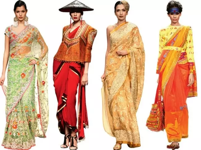 The Fine Nine Yards: The Season's Latest Sari Trends