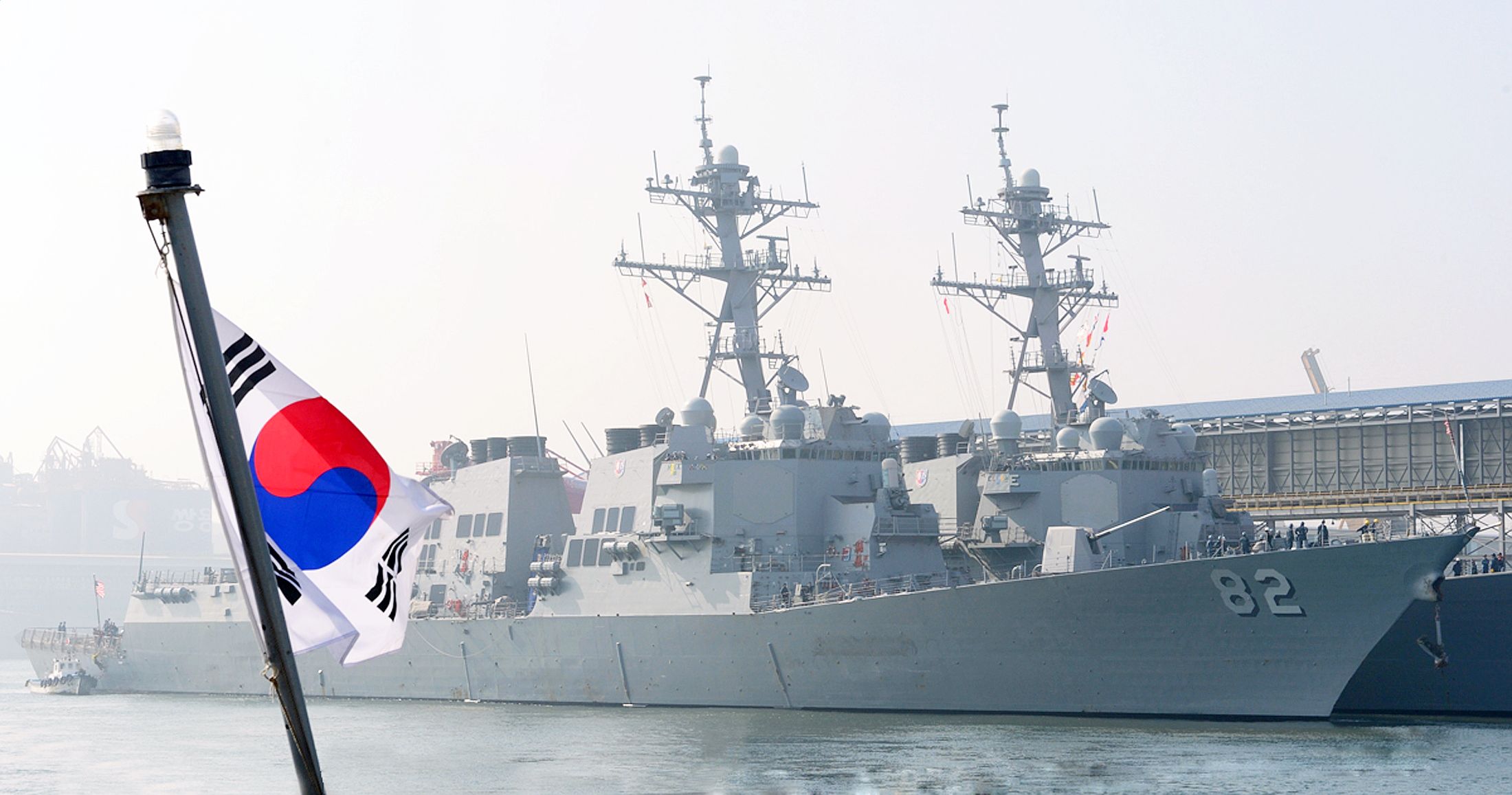 Missile Destroyers In South Korea