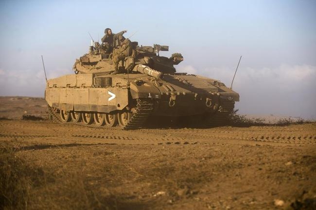 Israeli Military Drill in Golan Heights