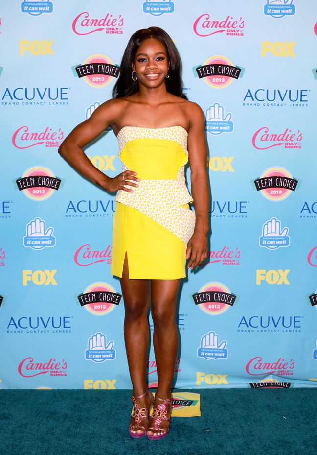 PICS: Gabby Douglas @ Teen Choice Awards