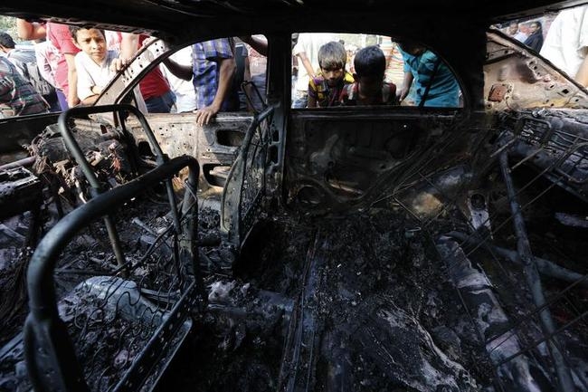 Islamist Hanged; Bangladesh Burns: PICS