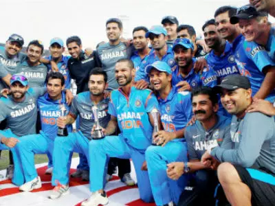 India Beat WI in ODI series.