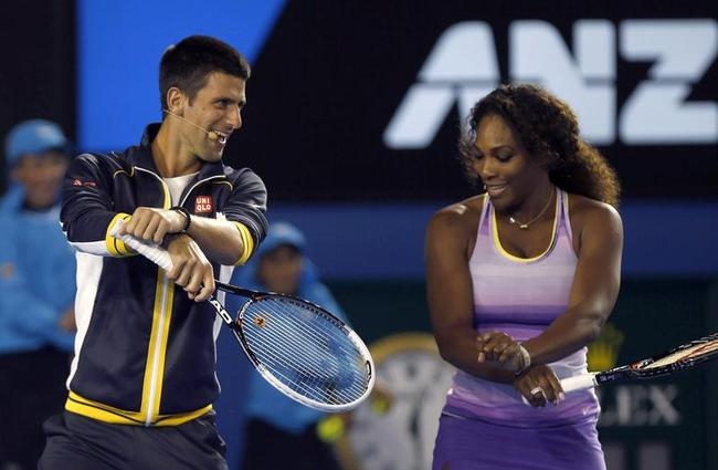 Djokovic & Serena Dance Gangnam Style