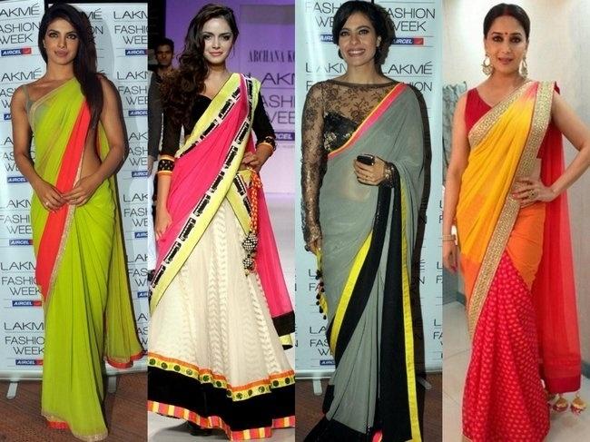 Trend Alert: Divas in Neon Saris