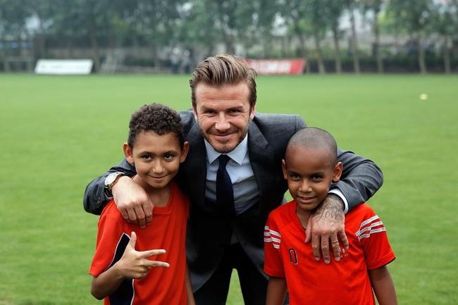David Beckham Charms China : PICS