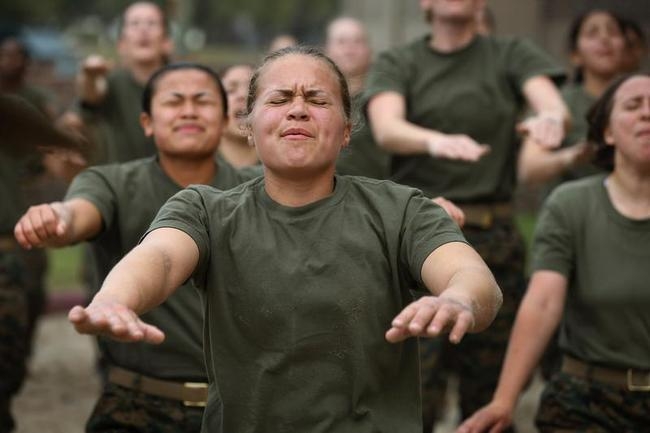 Tough Women In Uniform Marine Boot Camp