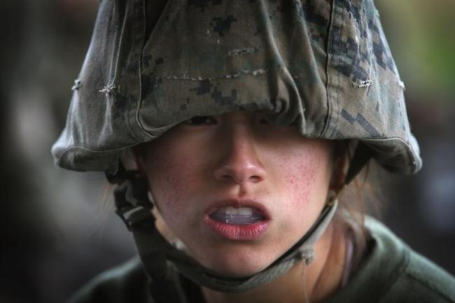 Tough Women In Uniform Marine Boot Camp Shows Girl Power