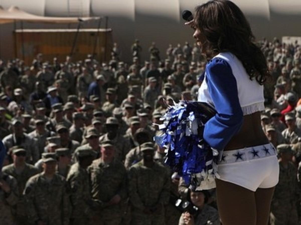 Country stars, Dallas Cowboy cheerleaders visit troops in remote  Afghanistan, Article