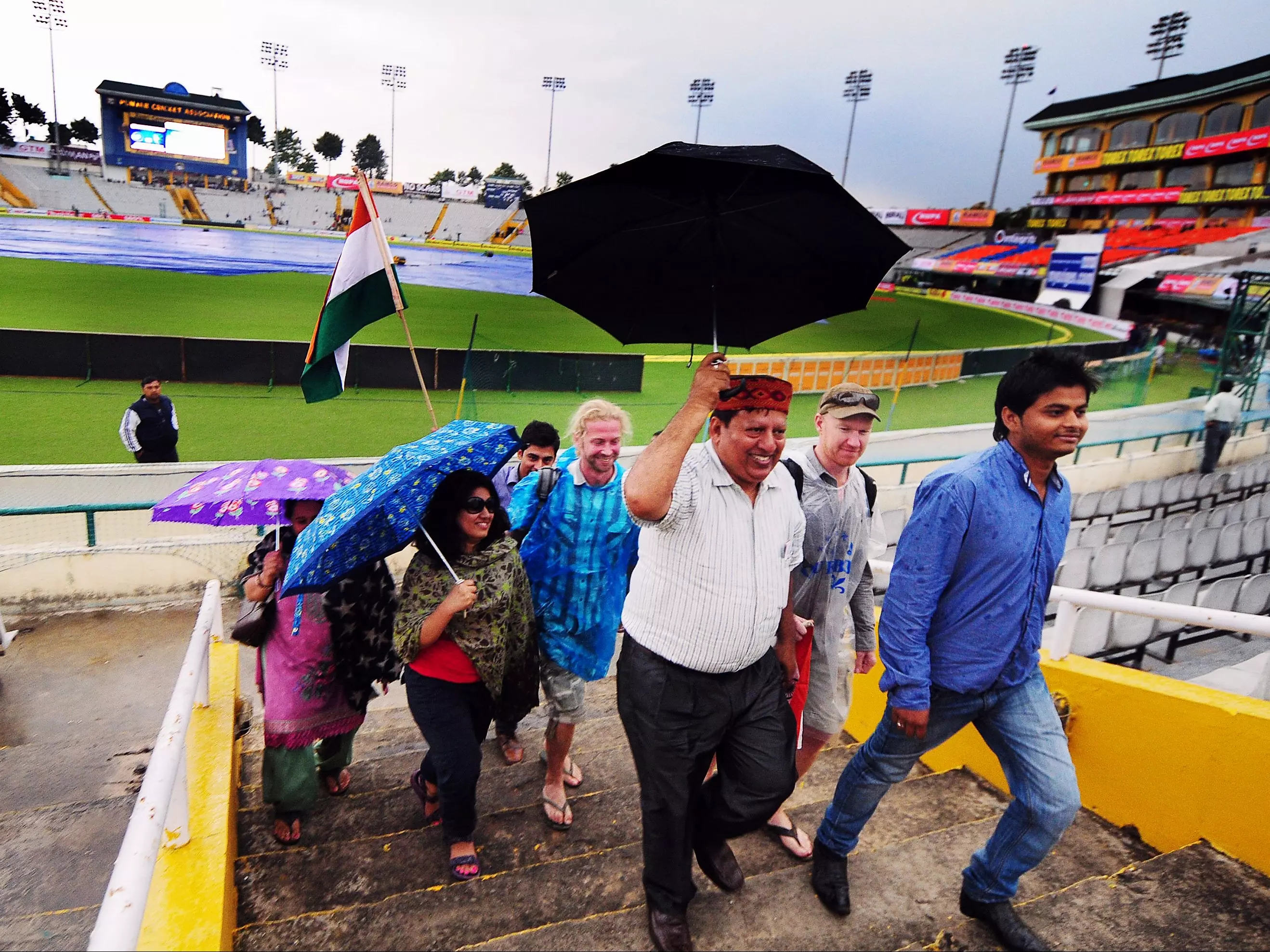 Rain Spoils India's Mohali Party