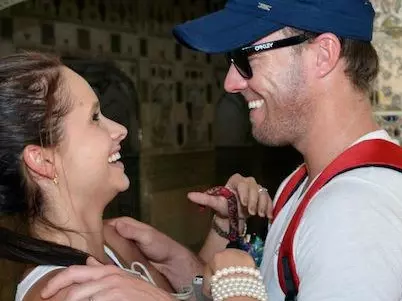 Mr And Mrs Ab De Villers took a short romantic break and spent some couple time in Rajasthan