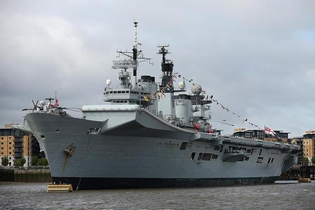 HMS Illustrious Light Aircraft Carrier