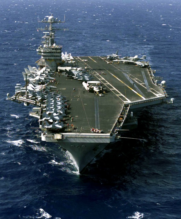 Ten US Nimitz-Class Aircraft Carriers