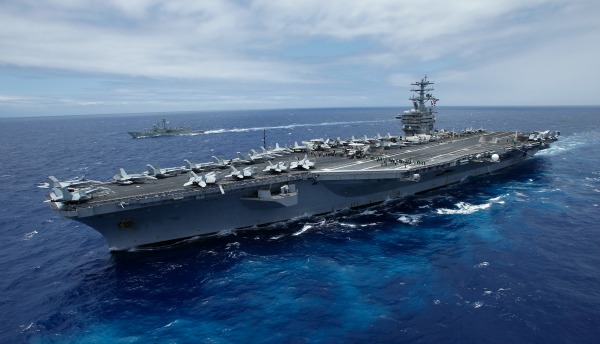 Ten US Nimitz-Class Aircraft Carriers