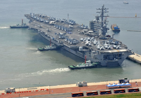 Ten US Nimitz-Class Aircraft Carriers