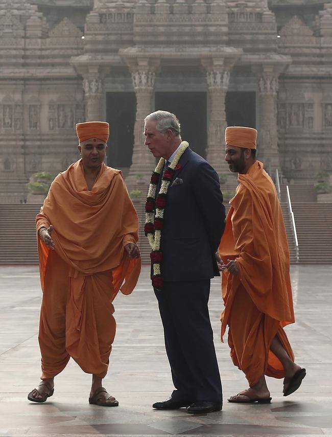when did prince charles visit india