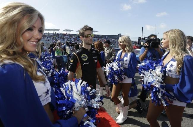 Dallas Cowboys cheerleaders, F1 Grand Prix of USA at Circuit of