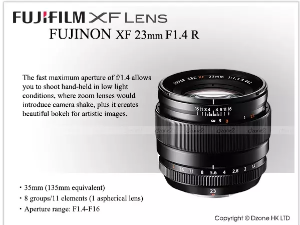 FUJINON XF23mmF1.4 R