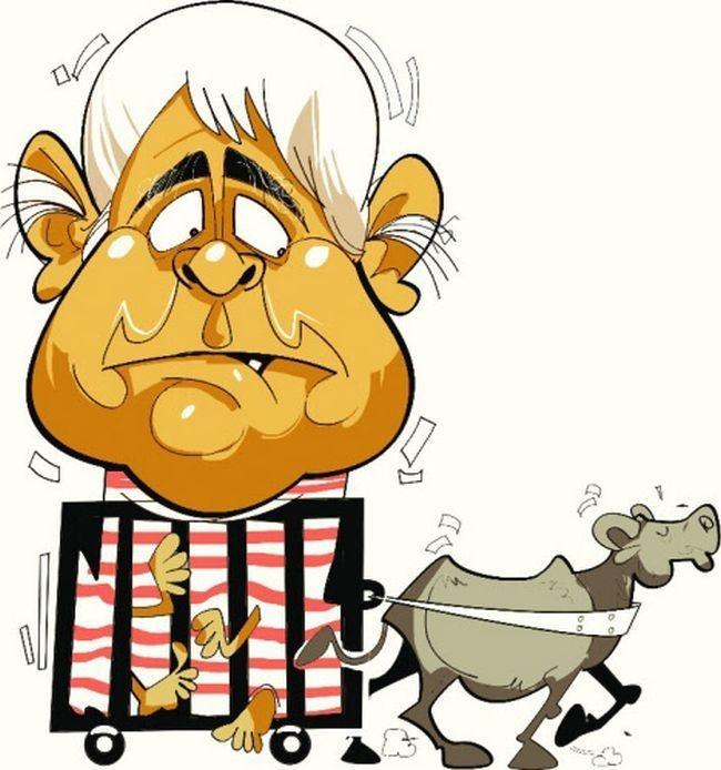 Lalu Goes to Jail: Funniest Cartoons