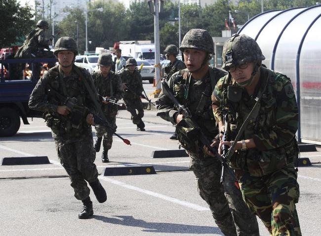 Anti-Terrorism Exercise In South Korea