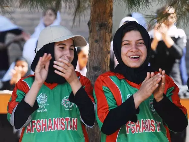 RARE PICS: Afghan Girls Play Cricket