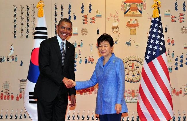 Barack Obama Visits South Korea: PICS