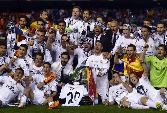 PICS:Real Beat Barca To Win Copa del Rey