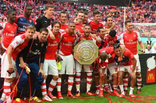 In PICS: Arsenal Win Community Shield