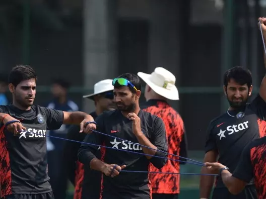 India reached Bangladesh on February 23. They practiced on Monday. Here are the pictures of their practice session.
