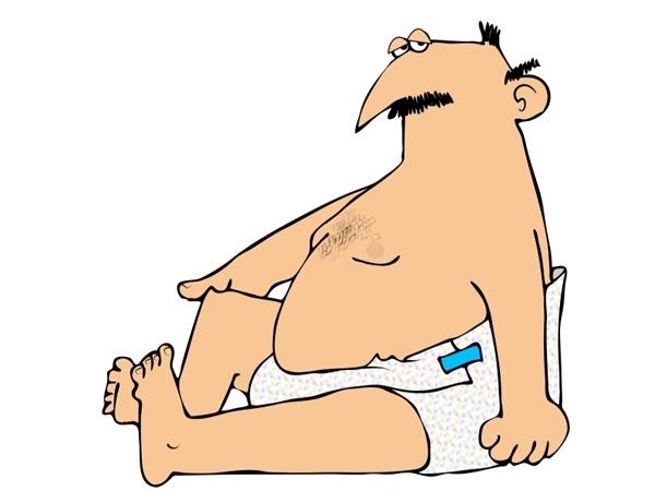 weight loss clipart funny man