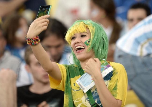 FIFA World Cup 2014: Fans Taking Selfies FIFA World Cup 2014: Fans Taking Selfies
