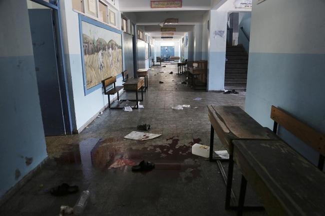 PICS: Israel Strikes UN School In Gaza