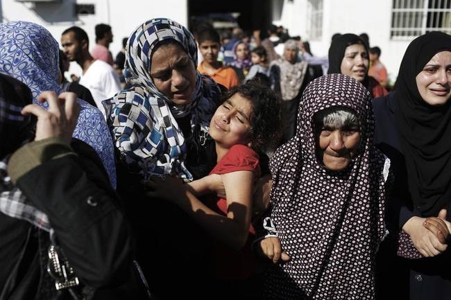 PICS: Israel Strikes UN School In Gaza