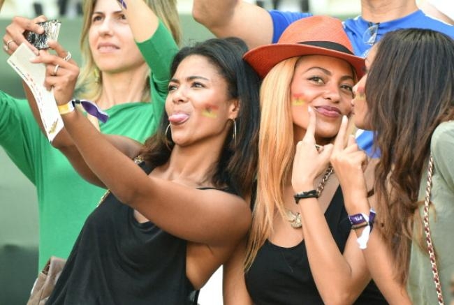 FIFA World Cup 2014: Fans Taking Selfies FIFA World Cup 2014: Fans Taking Selfies