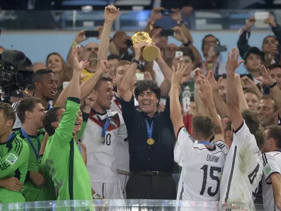 Here's looking at the ecstatic team Germany after winning the FIFA World Cup 2014